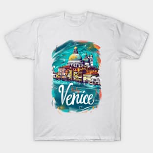 Venice Retro Italy poster T-Shirt